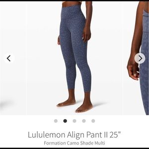 ISO Lululemon blue formation camo leggings
